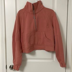 Lululemon scuba oversized funnel neck half zip sweater